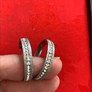 Stainless Earring with diamond